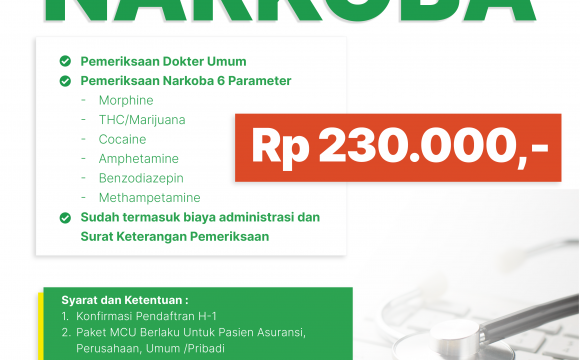 Paket Medical ChekUp Narkoba RS Melati Kota Tangerang