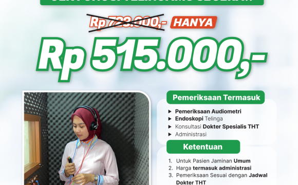 Paket Telinga Sehat RS Melati Tangerang
